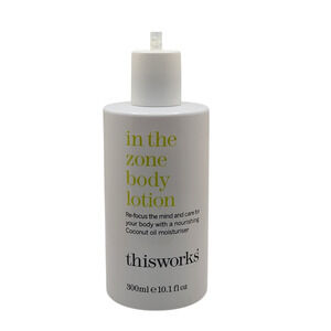 thisworks In The Zone Body Lotion 10.1oz/300ml *New* Broken Pump